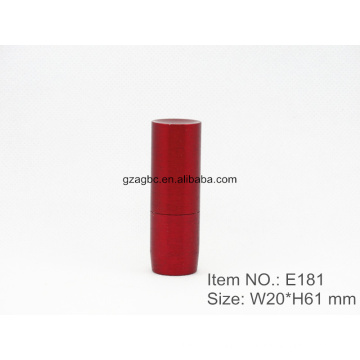 Fashionable&Elegant Aluminum Cylindrical Lipstick Tube Container E181, cup size12.1/12.7,Custom color